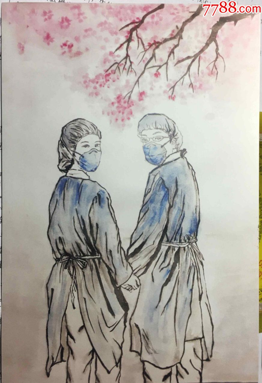 2020年4月抗击疫情明信片盖兰州最美逆行者宣传戳实寄片13