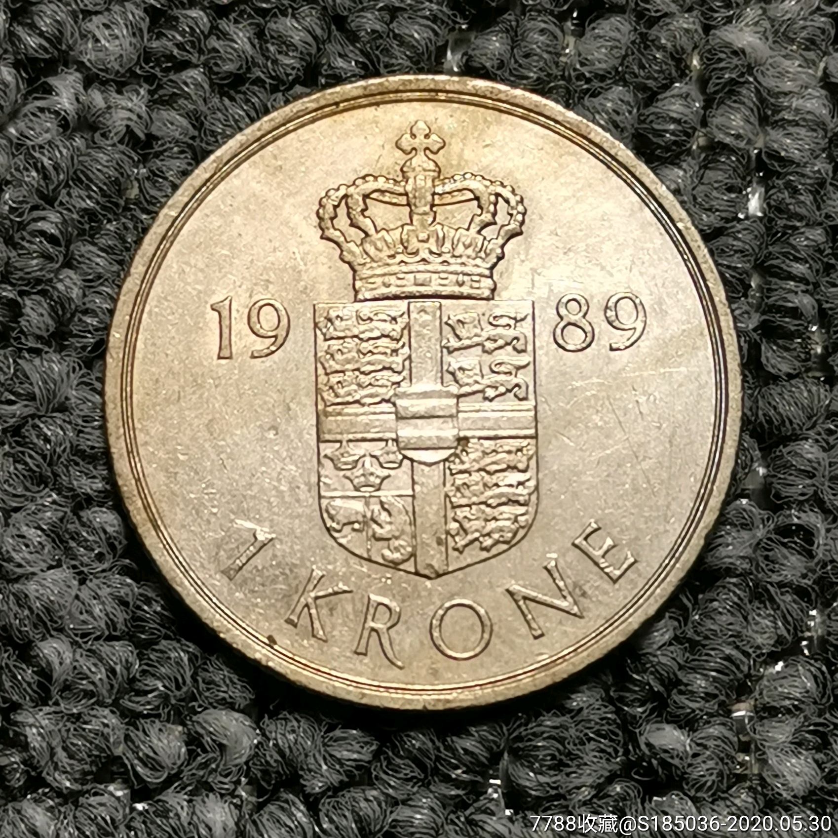 198*年丹麦1克朗硬币
