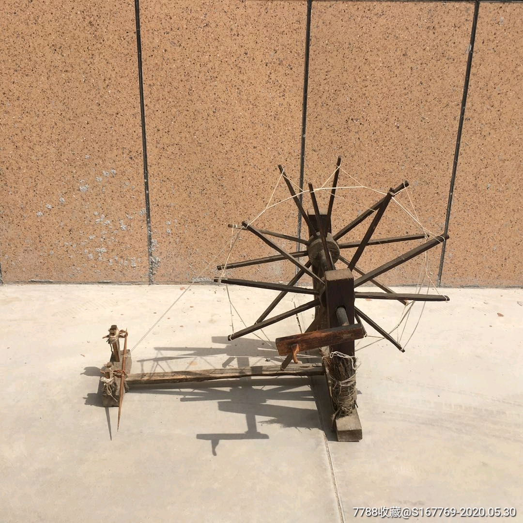 民国时期老纺车,同款中的精品