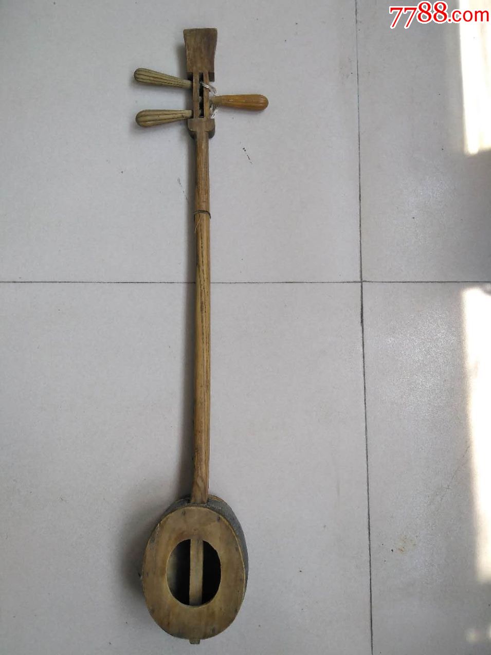 黄杨木民国老三弦