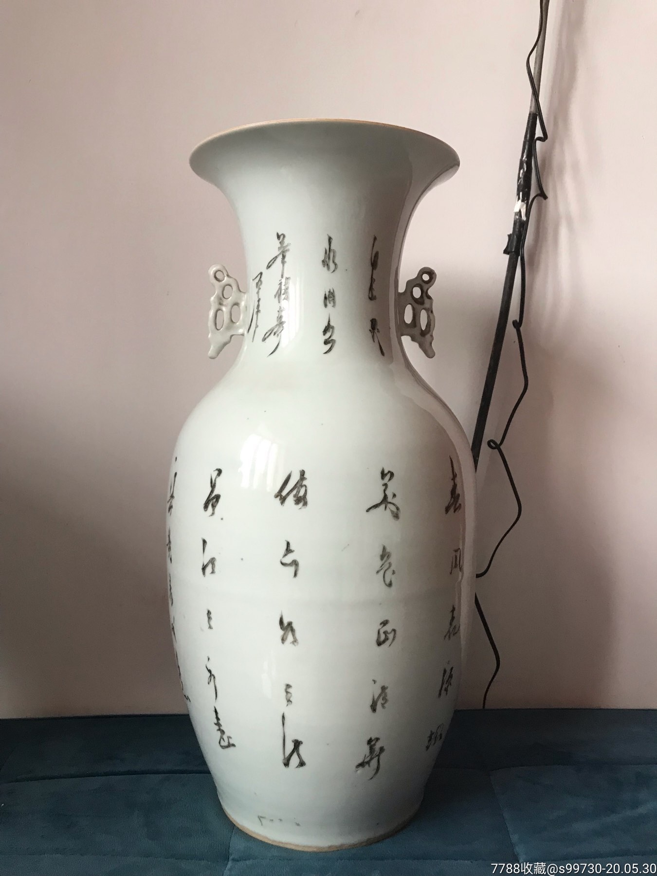 黄义成桃花美女150件琴棋书画美女大瓶【信德堂赏瓷斋】_第5张_7788