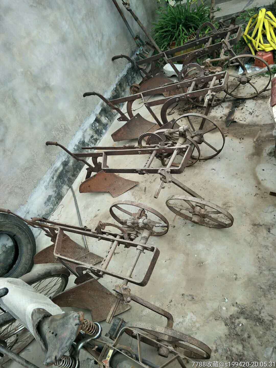 老双铧犁库存20件品相一流全品包老每个2680元不议价不包邮