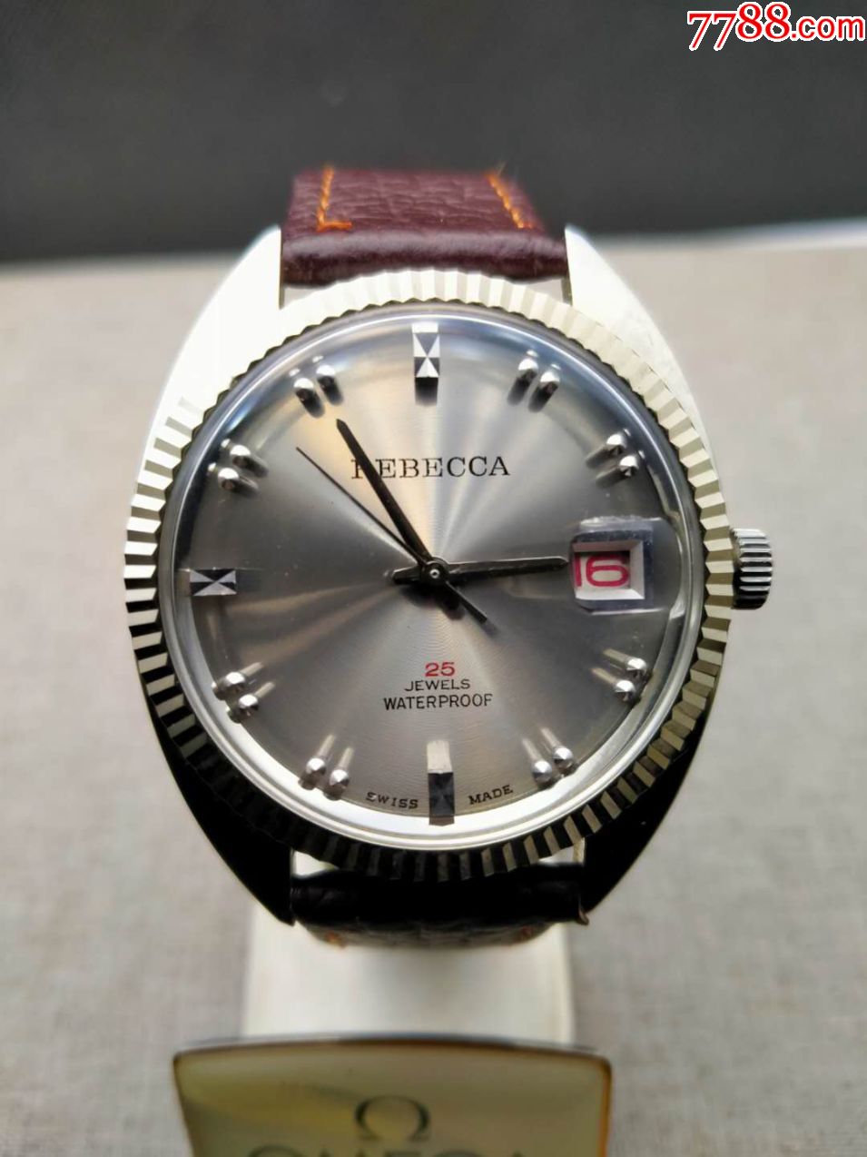 60年代库存表瑞士丽贝卡郎牙圈手卷男士腕表,手表/腕表_第10张_7788