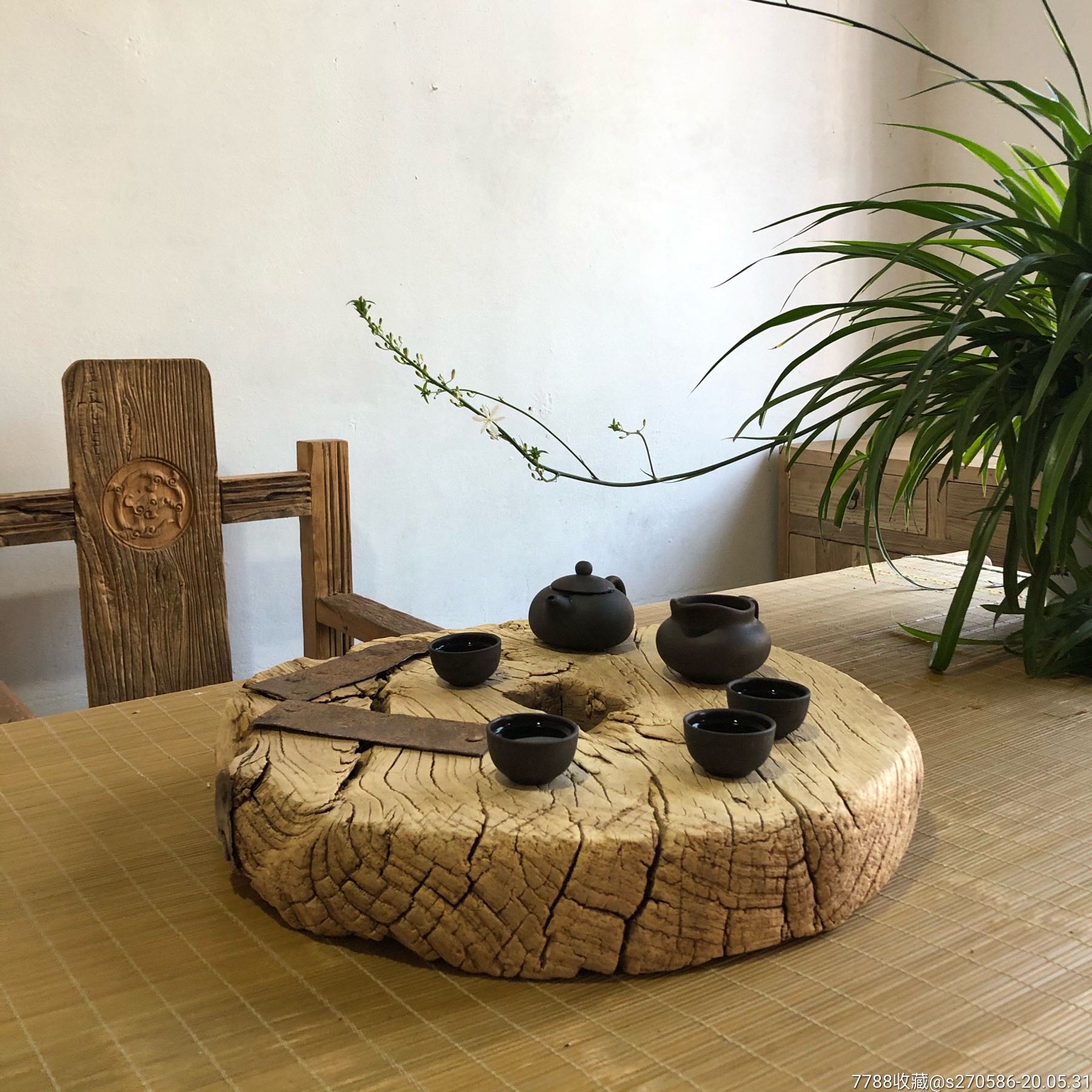 木工爱好者自制茶盘图片