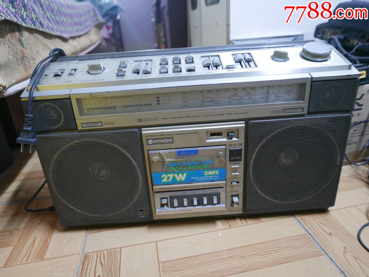 日立trk-8800w高档收录机