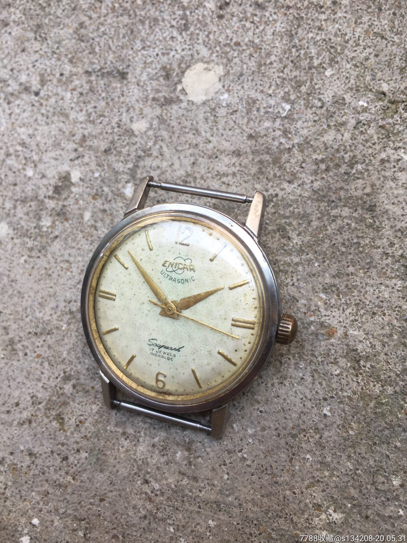 瑞士英纳格古董机械手表