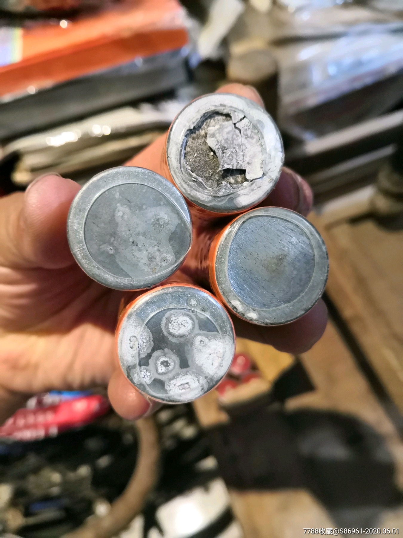 文革解放牌老电池8个