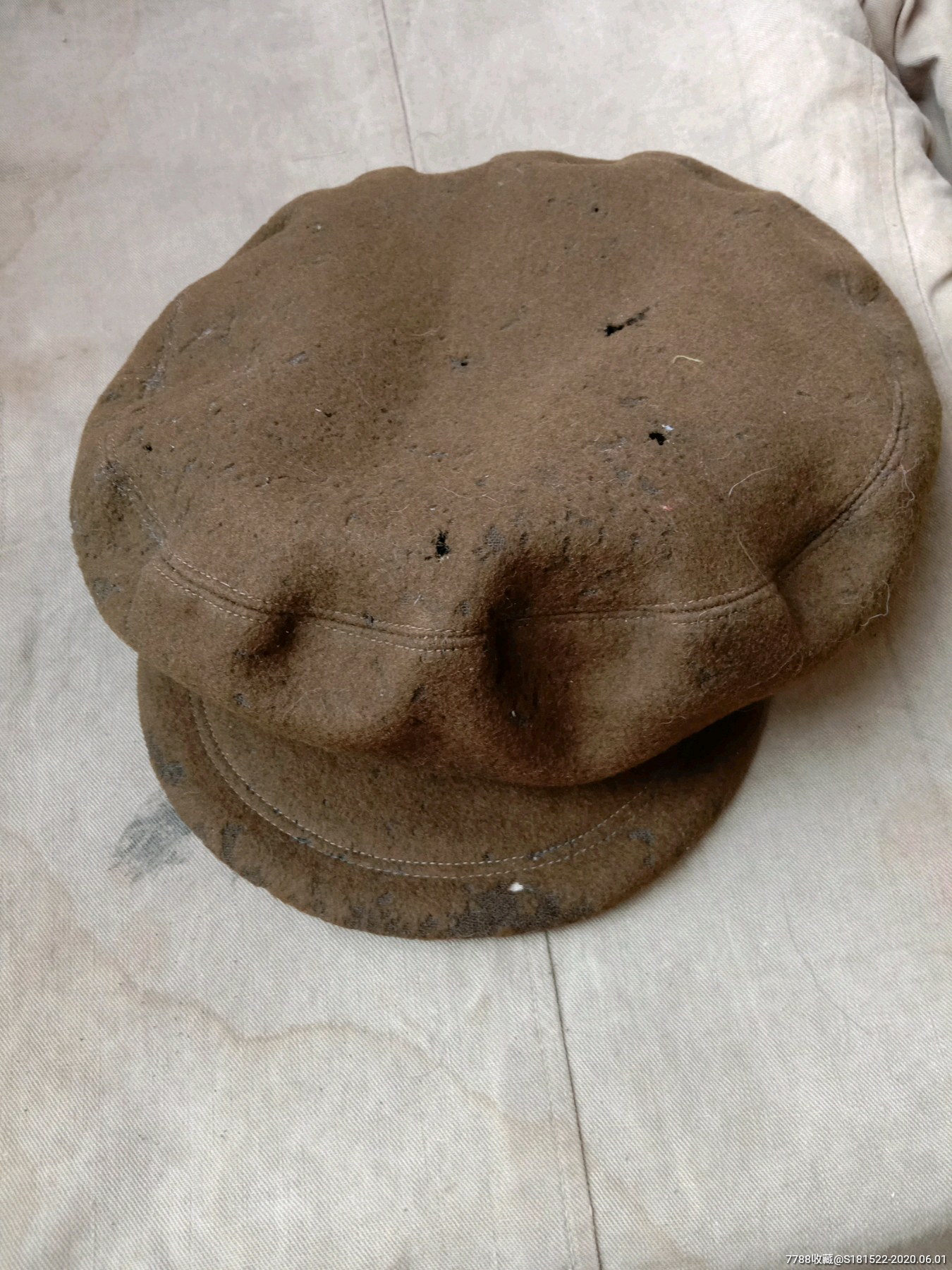 55式五五式校官解放帽麦尔登呢军帽老军帽