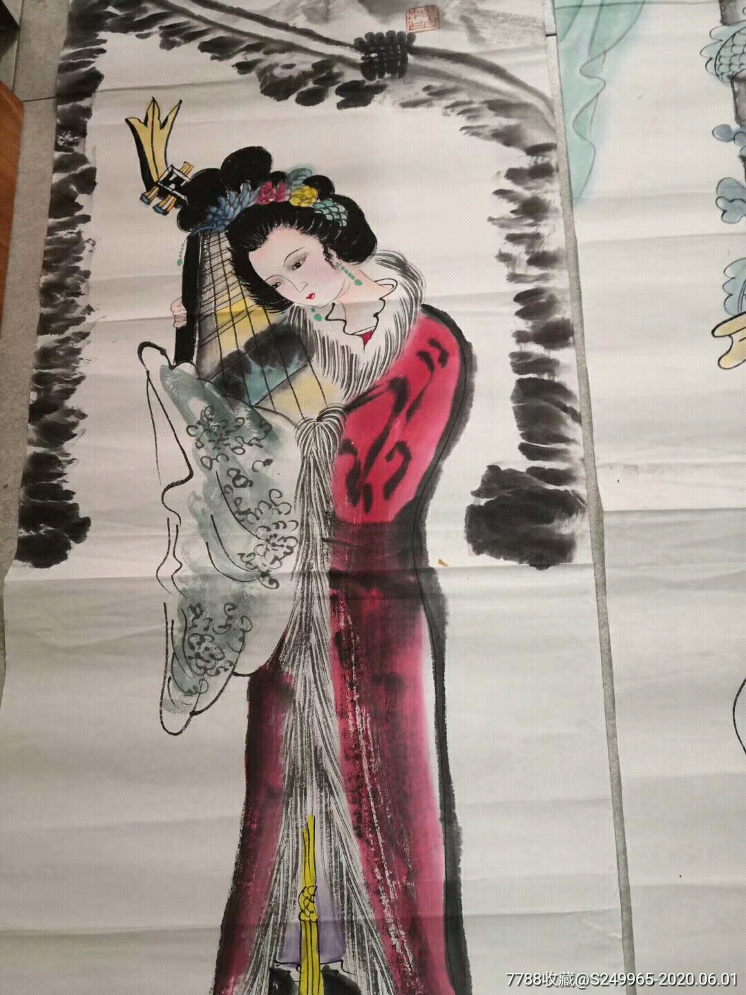 手绘四大美人大名家款-价格:2800元-se73406396-人物国画原作-零售
