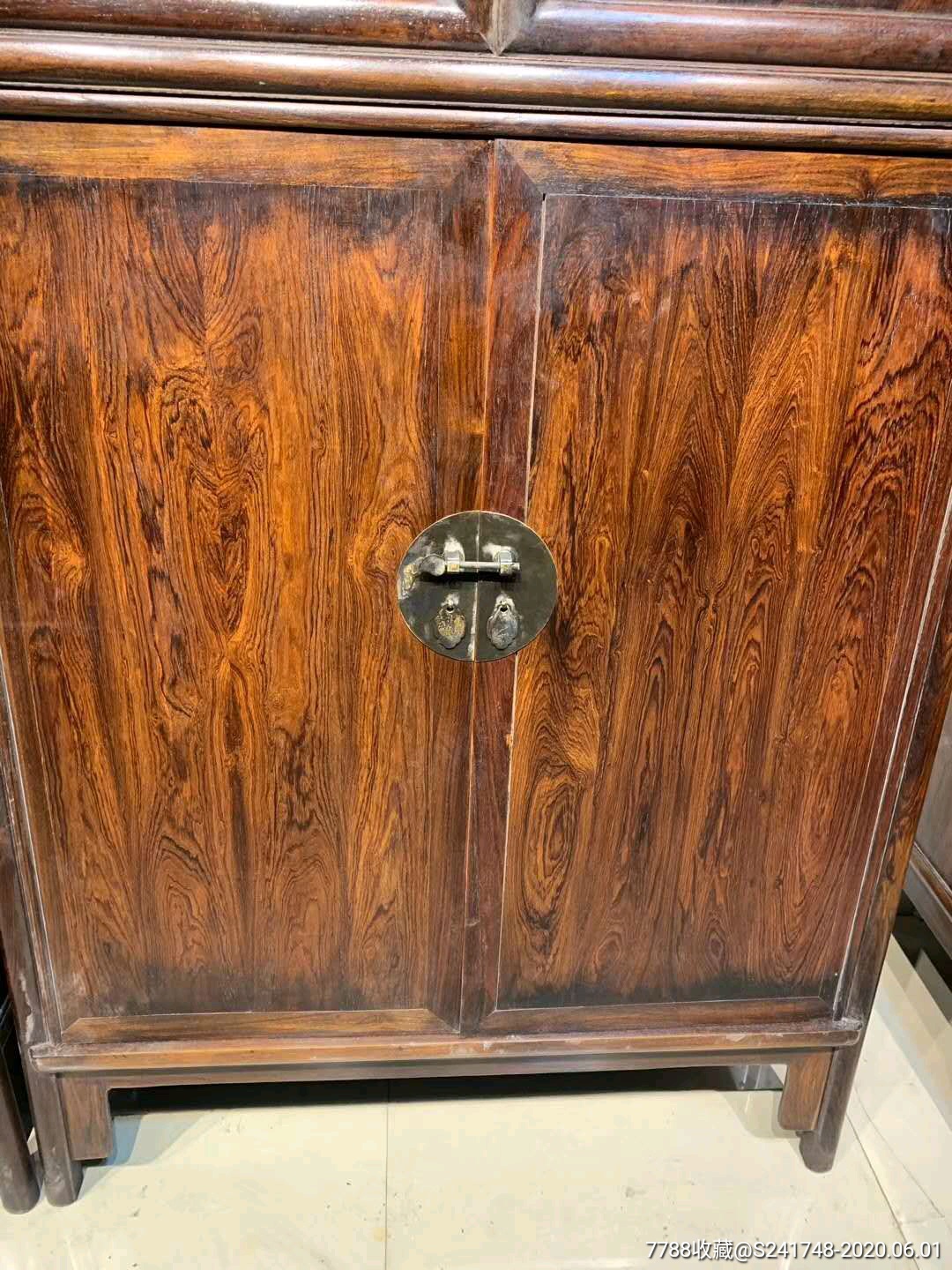 黄花梨面条柜一对