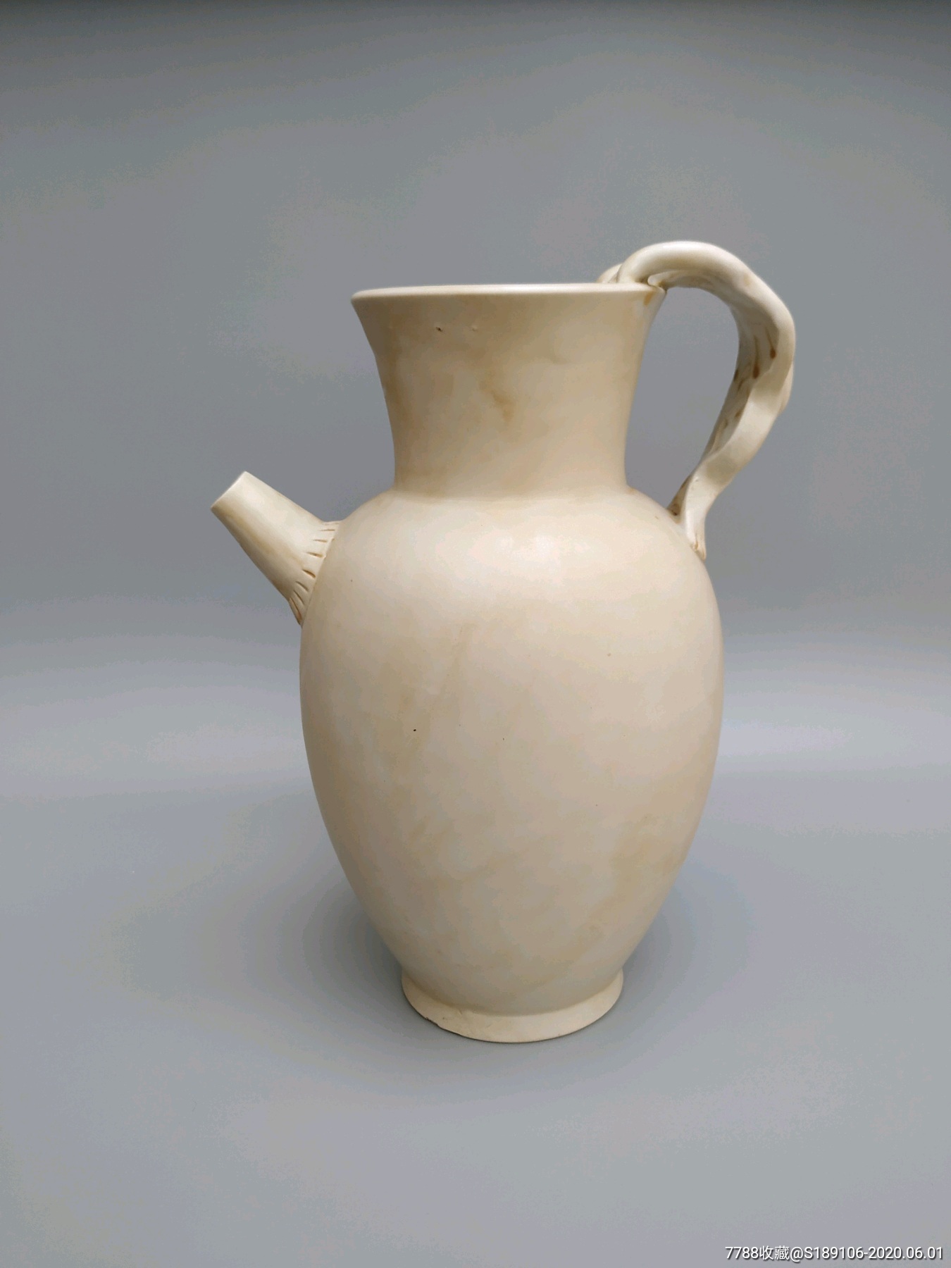 工艺品邢窑摆件壶_单色白瓷【古玉轩藏品】_第1张_7788瓷器
