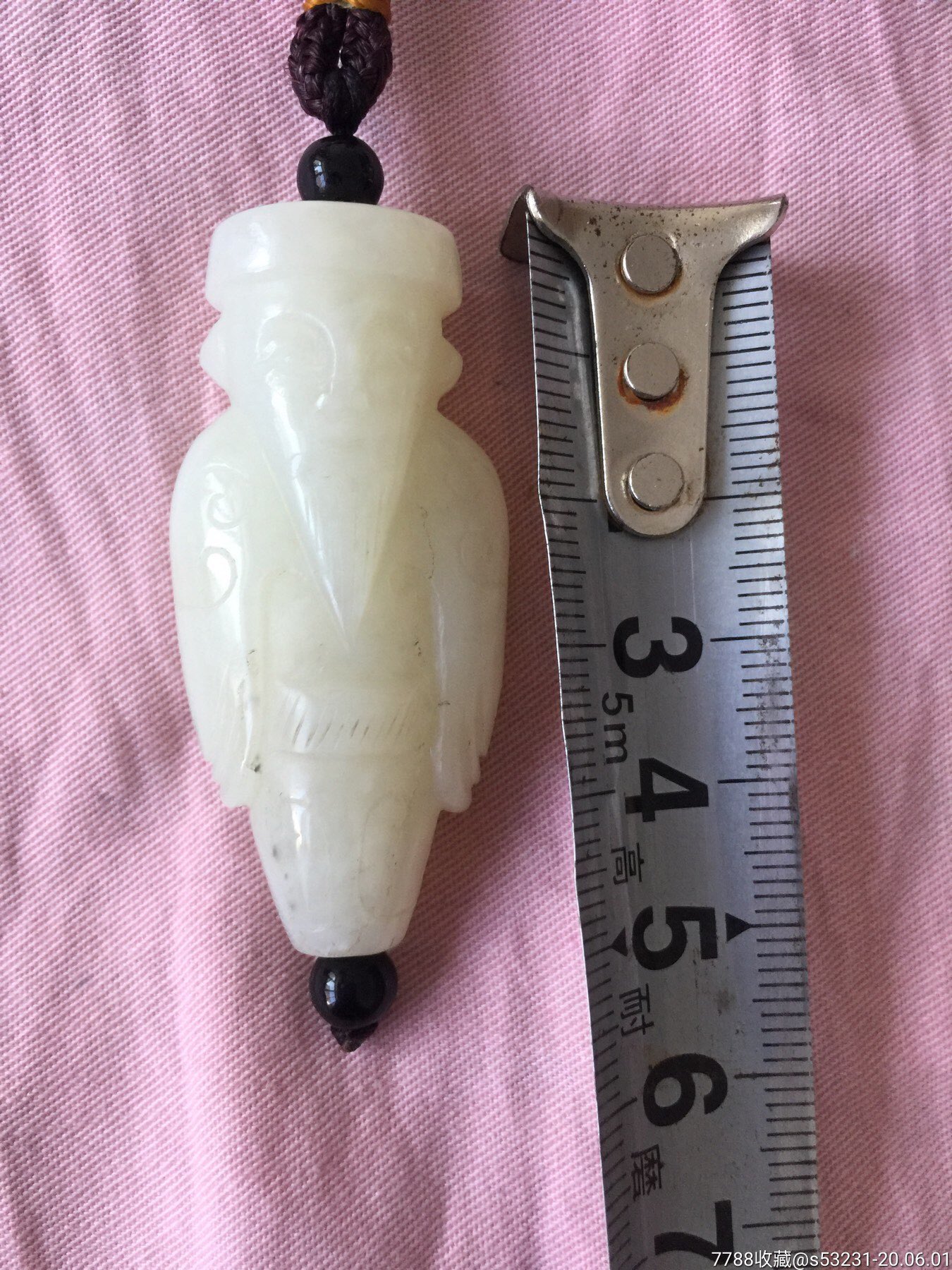 和田玉翁仲挂件