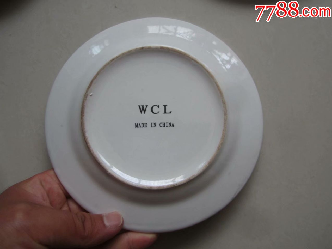 出口外销瓷.扑克牌图案wcl底款