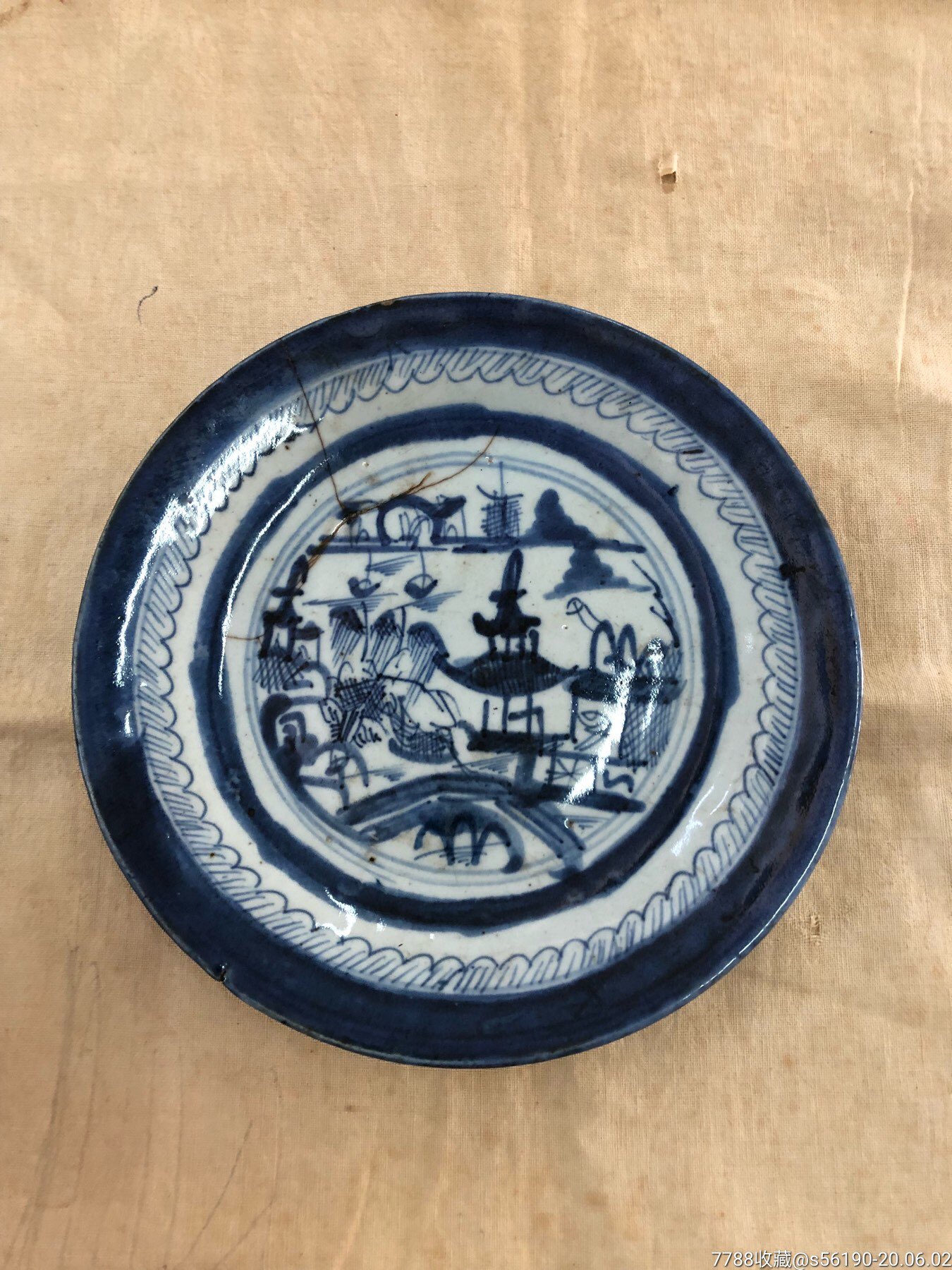 清早期青花瓷老瓷器