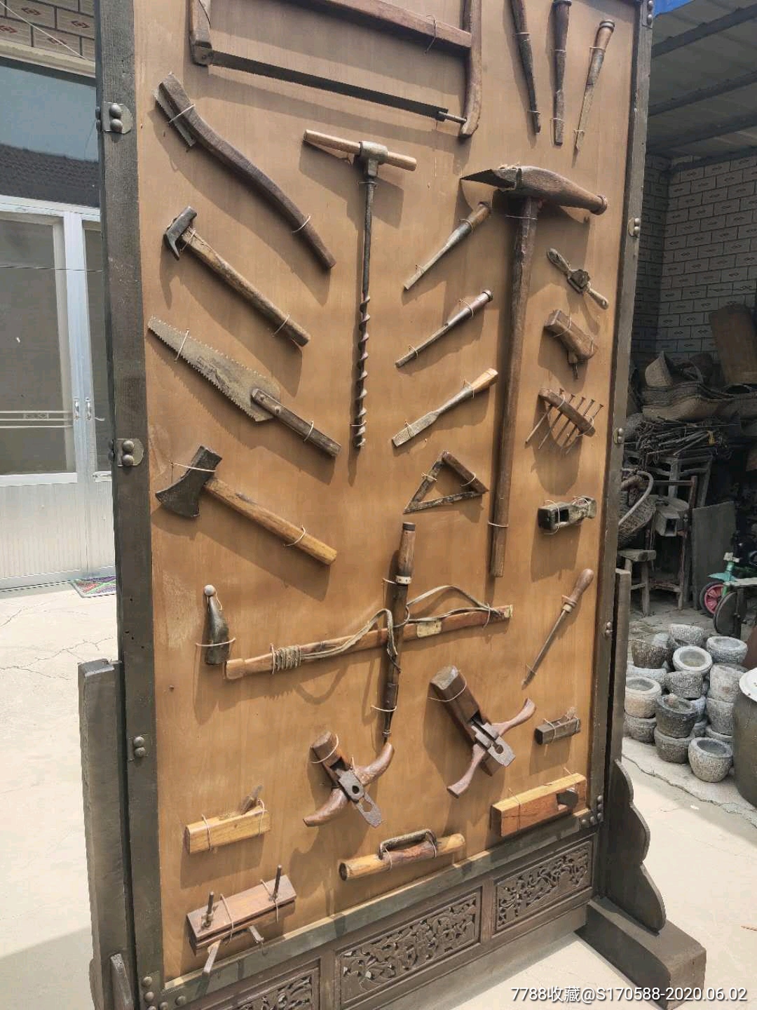 28件?木工工具屏风