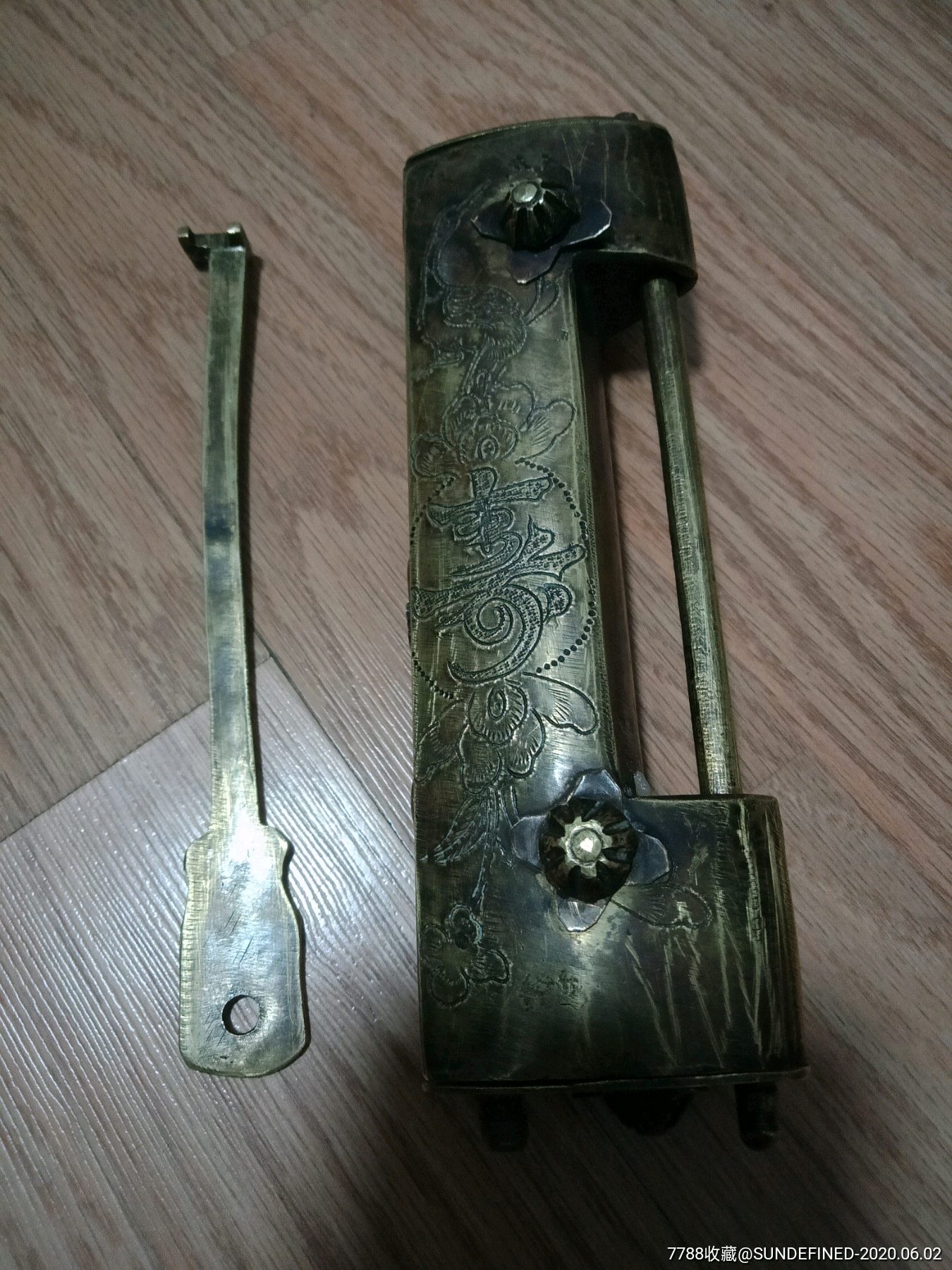 精美大铜锁-铜锁/铜钥匙-7788旧货商城