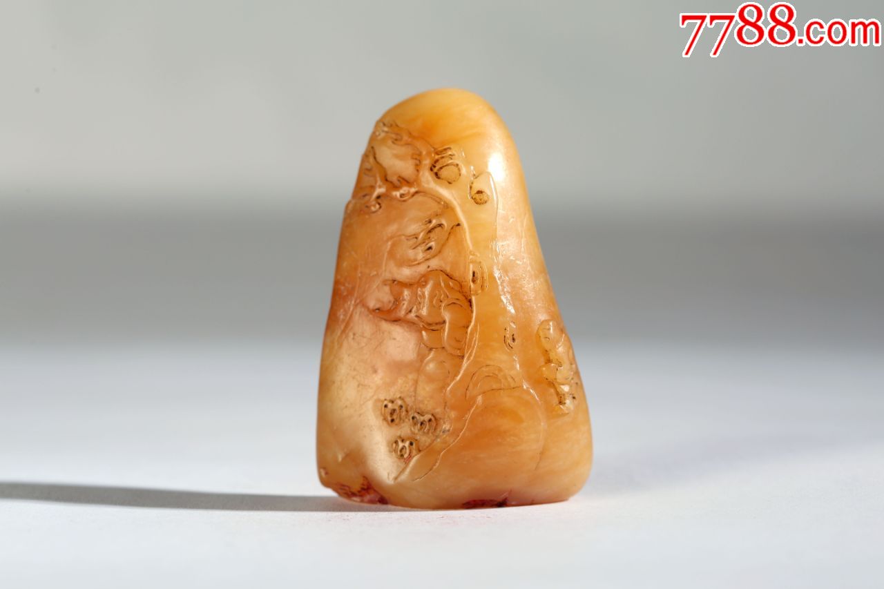 清代中期改琦田黄随形章