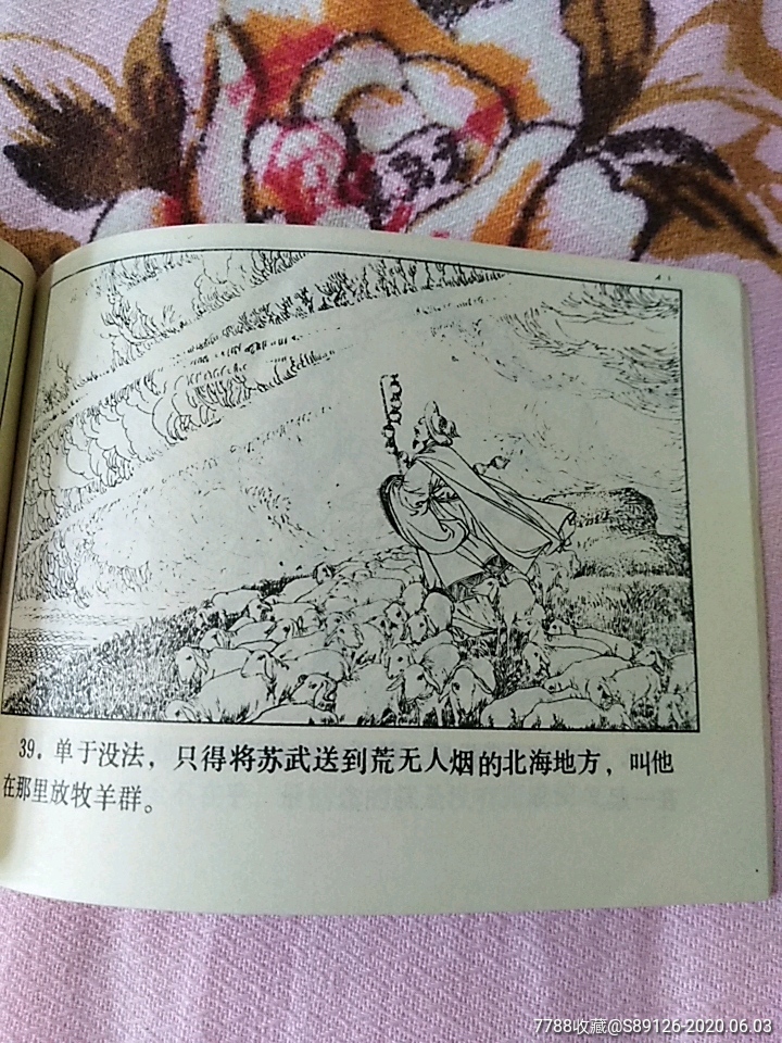 苏武牧羊(江苏版古代人物传奇故事)_连环画/小人书【美的世界】_第9张