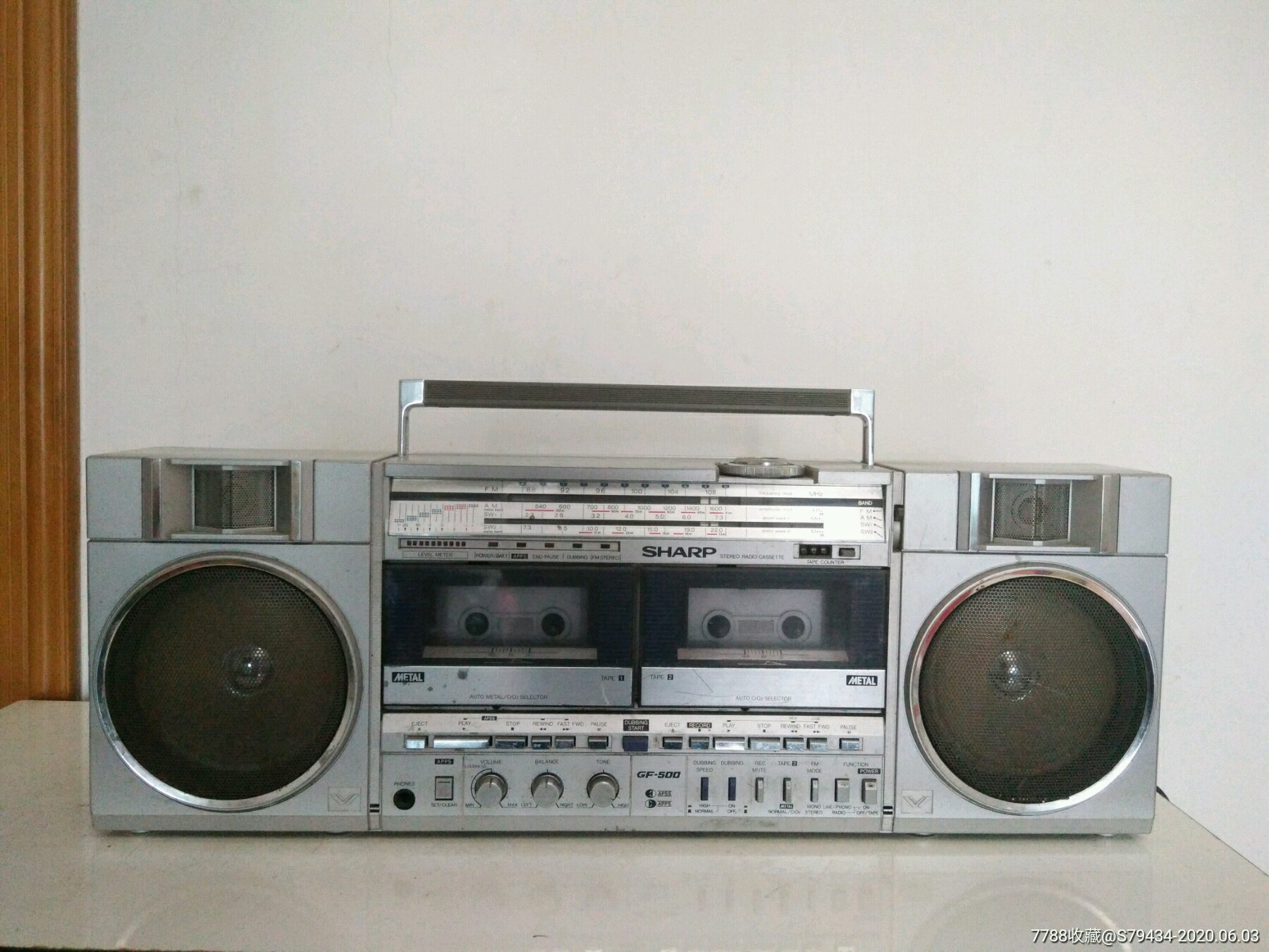 sharp夏普gf-500z收录机具体看简介_价格350元_第1张_7788商城__七七