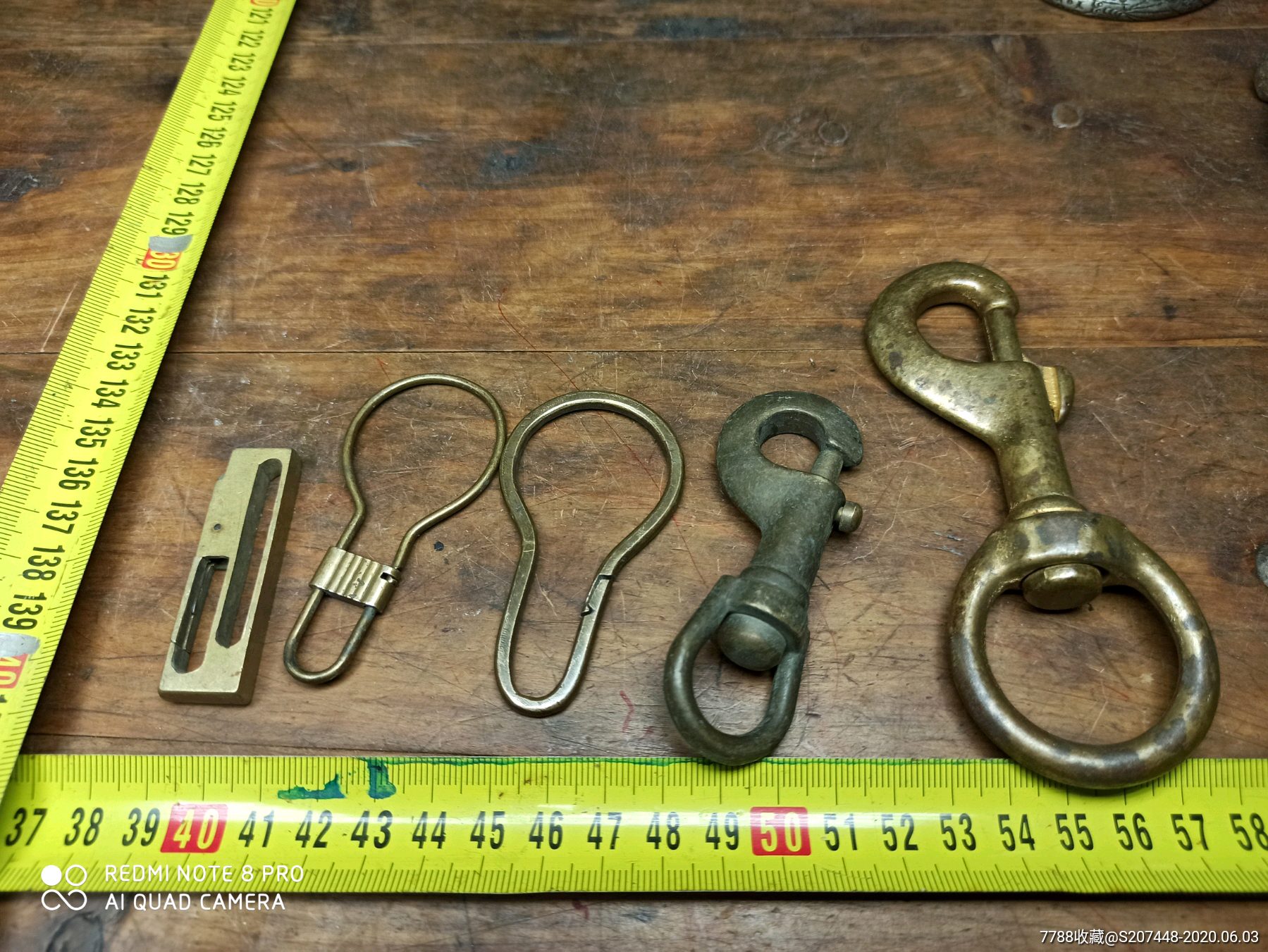 五个老铜钥匙扣85元