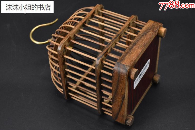 p6686鸡翅木蝈蝈笼一件宠物爬虫鸣虫用具装蝈蝈笼子