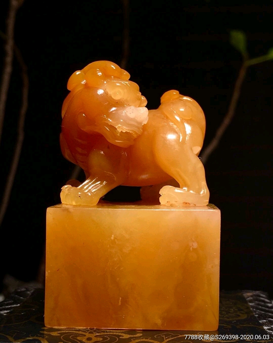 老挝田黄冻精品印章