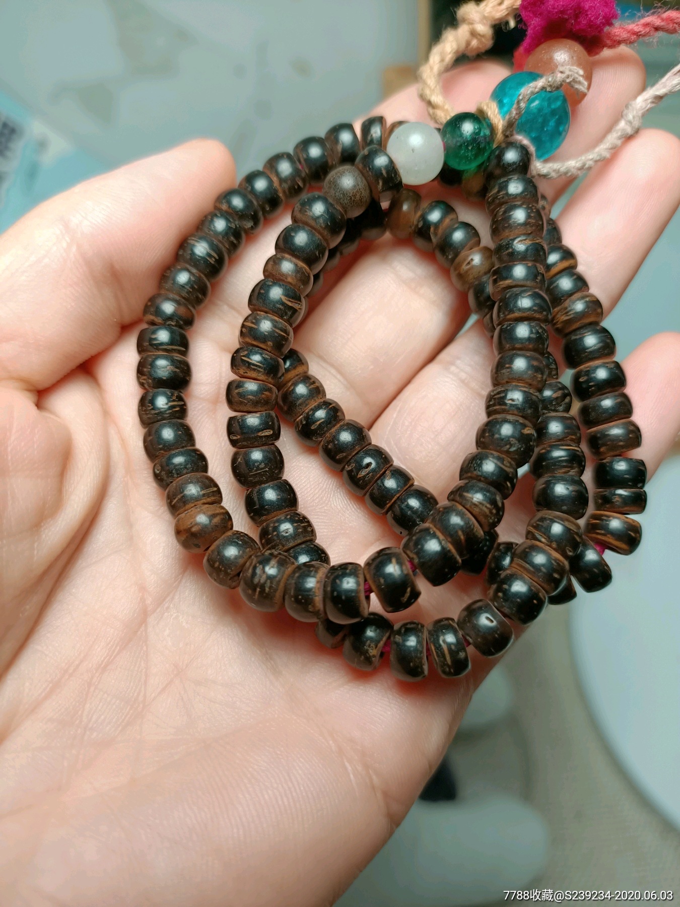 爆老——清代老椰壳珠108佛珠串