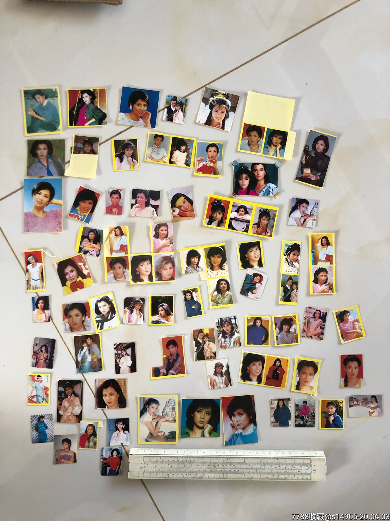 80年代翁美玲贴纸70多张
