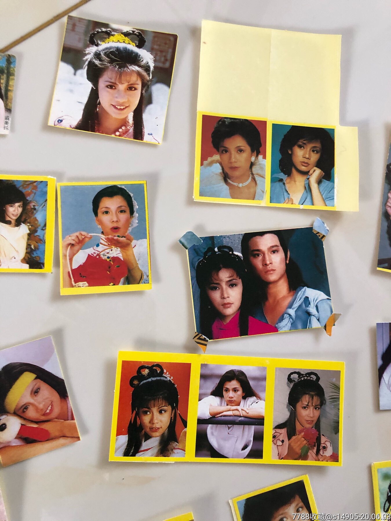 80年代翁美玲贴纸70多张