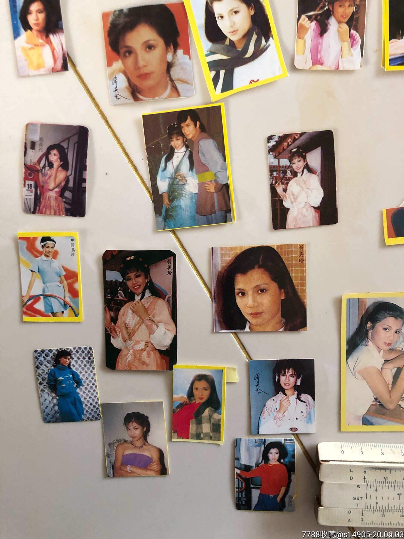 80年代翁美玲贴纸70多张