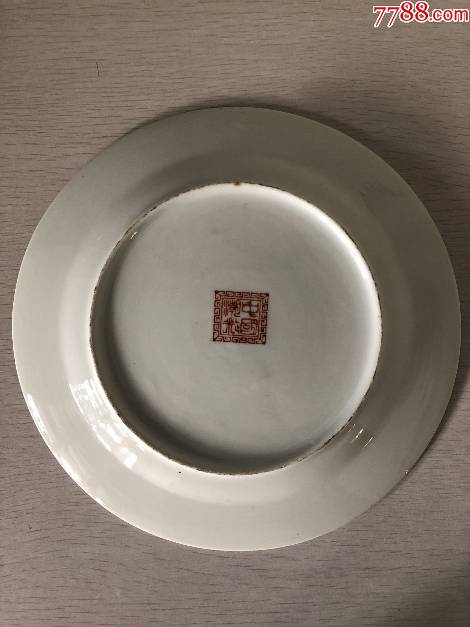 广东潮汕出口瓷《百花不落地》潮彩大赏盘