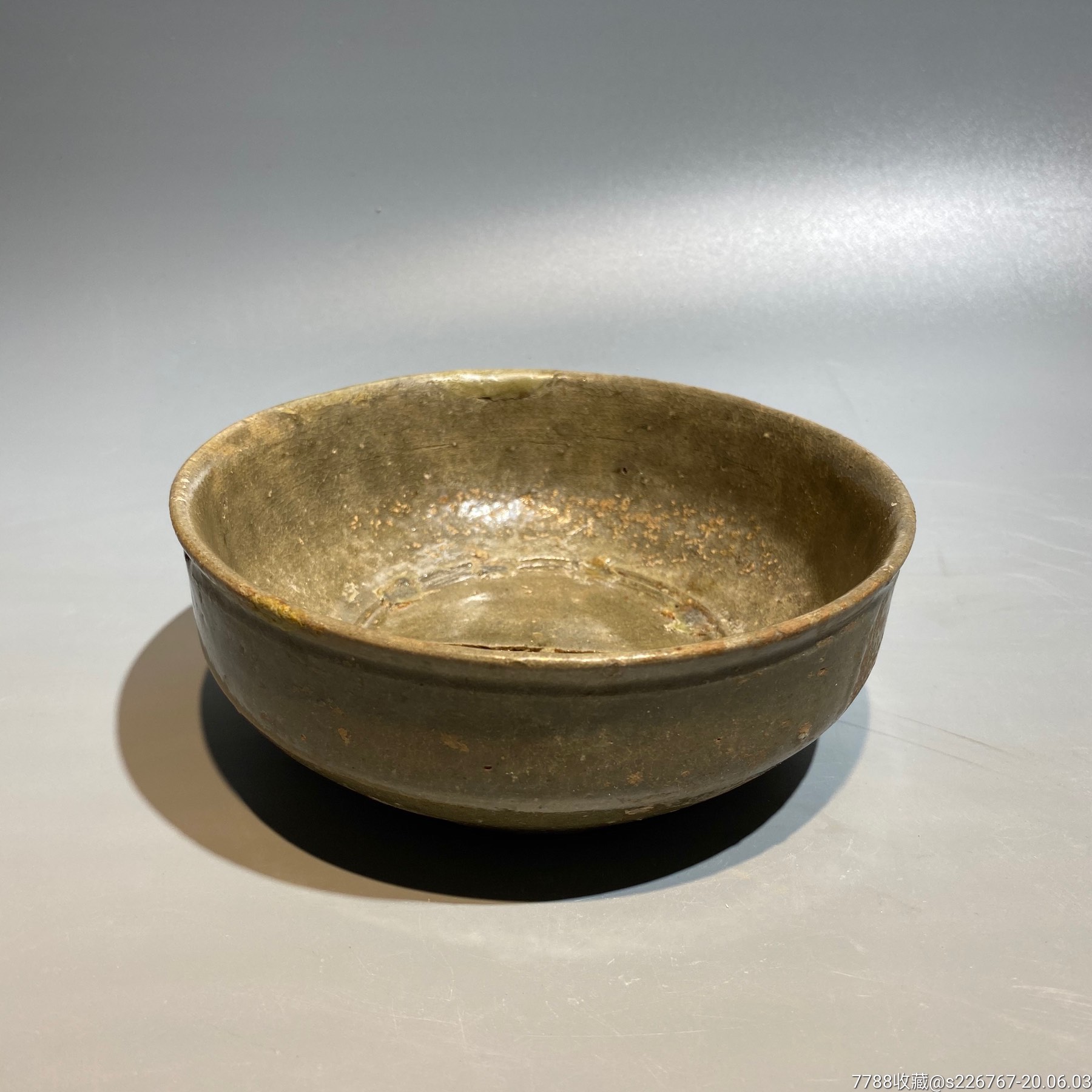 高古陶瓷晋代青瓷钵青瓷碗
