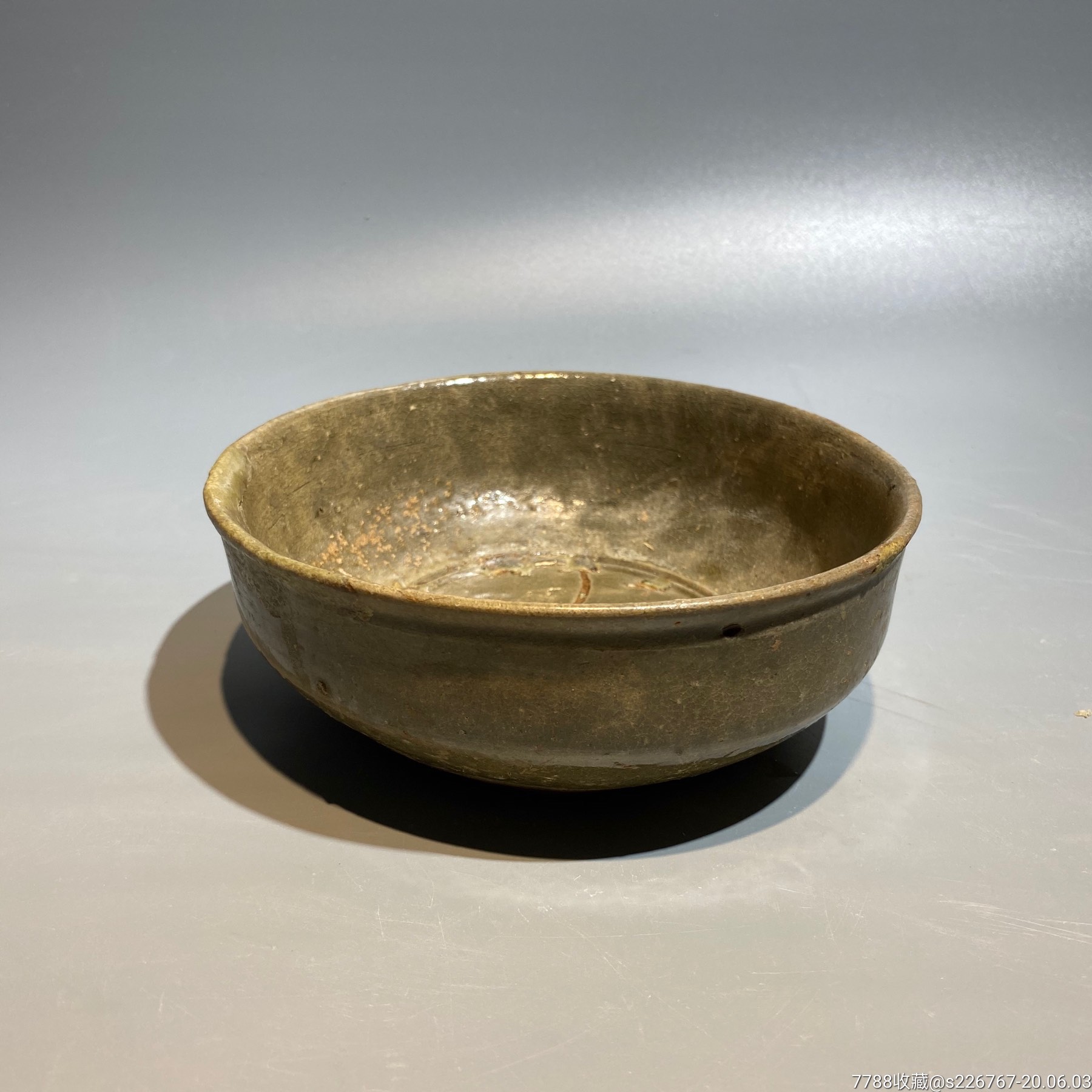 高古陶瓷晋代青瓷钵青瓷碗