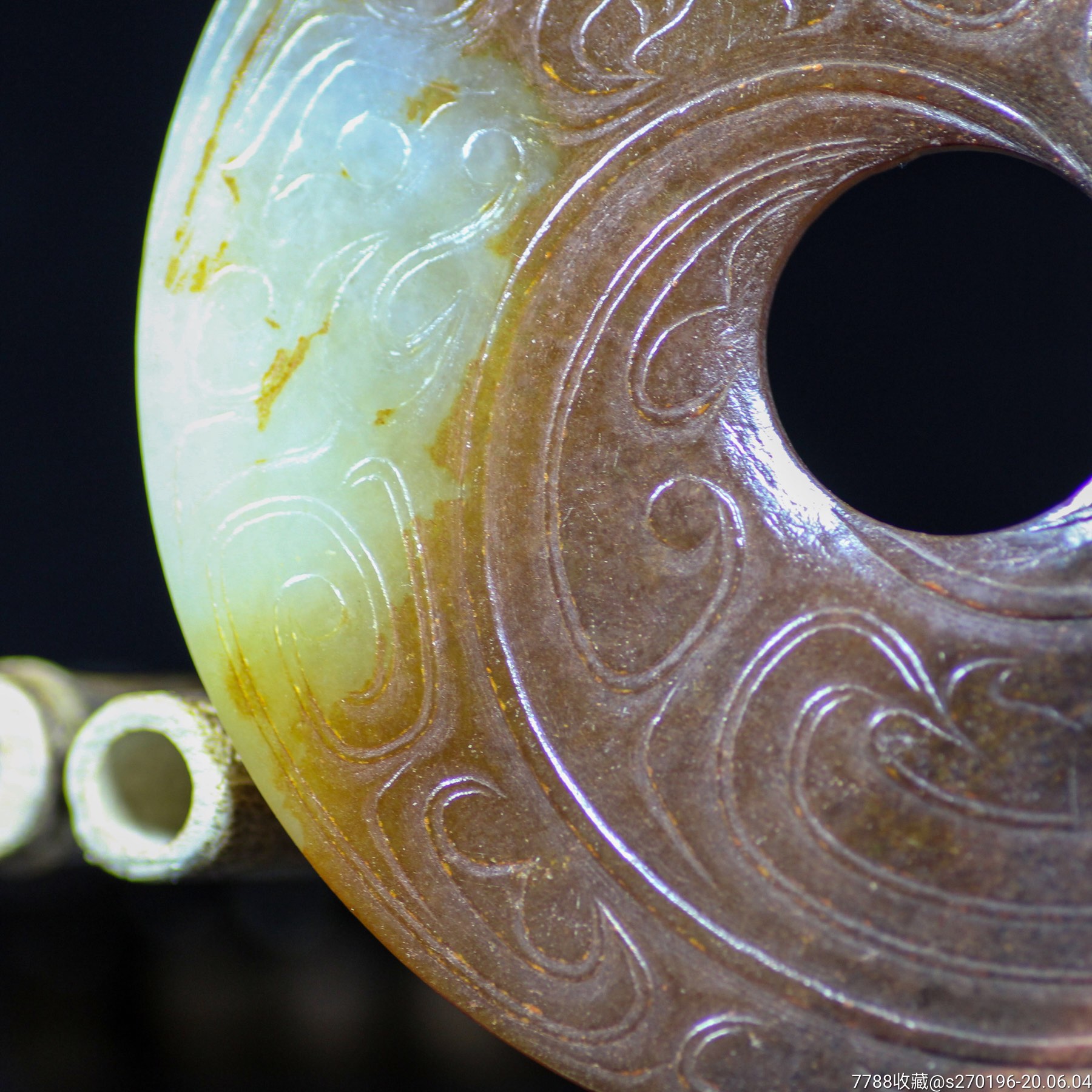 精品和田玉西周玉璧