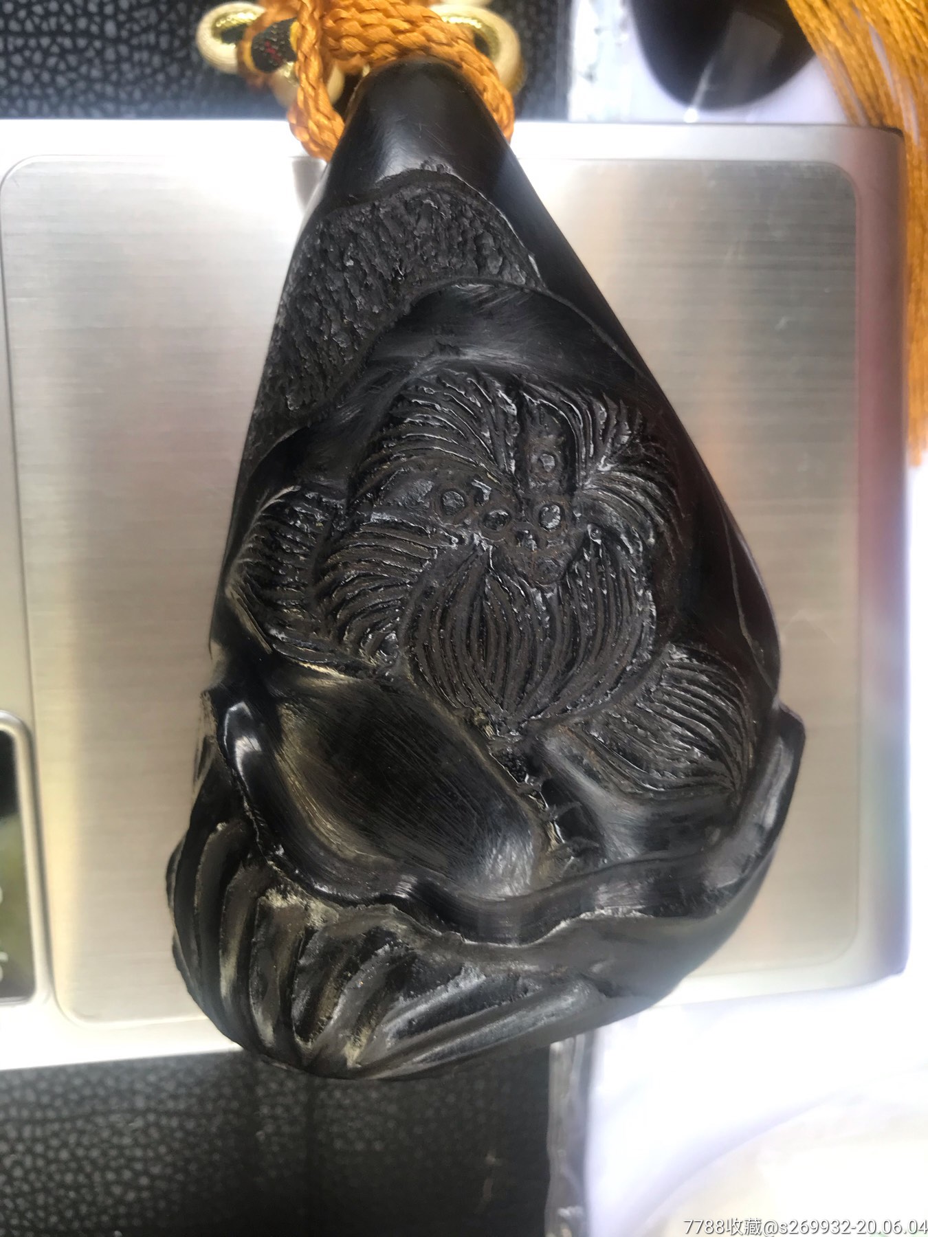 抚顺天然煤精手工手把件