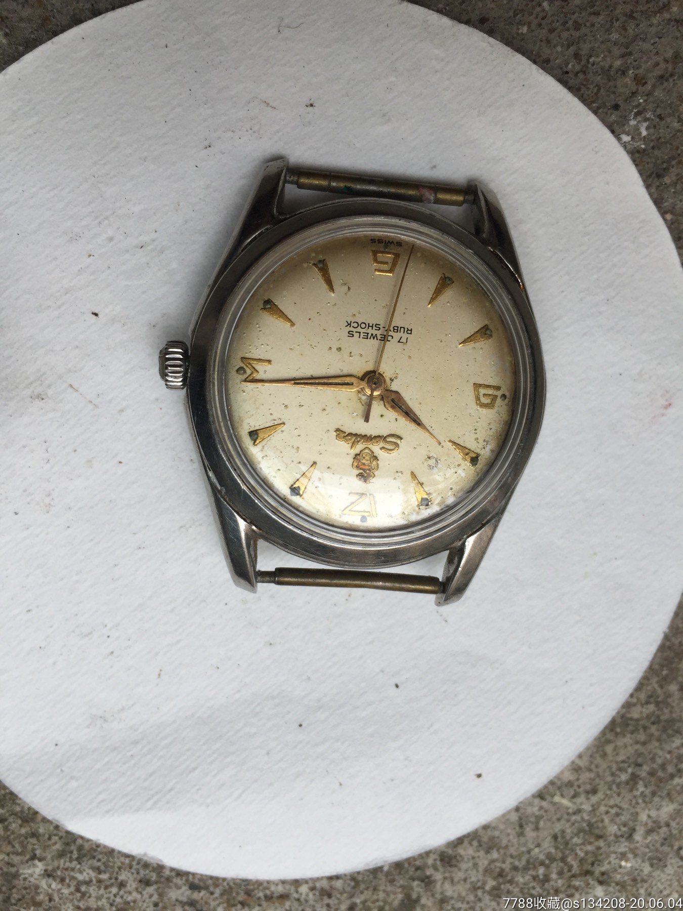 瑞士三度士古董机械手表