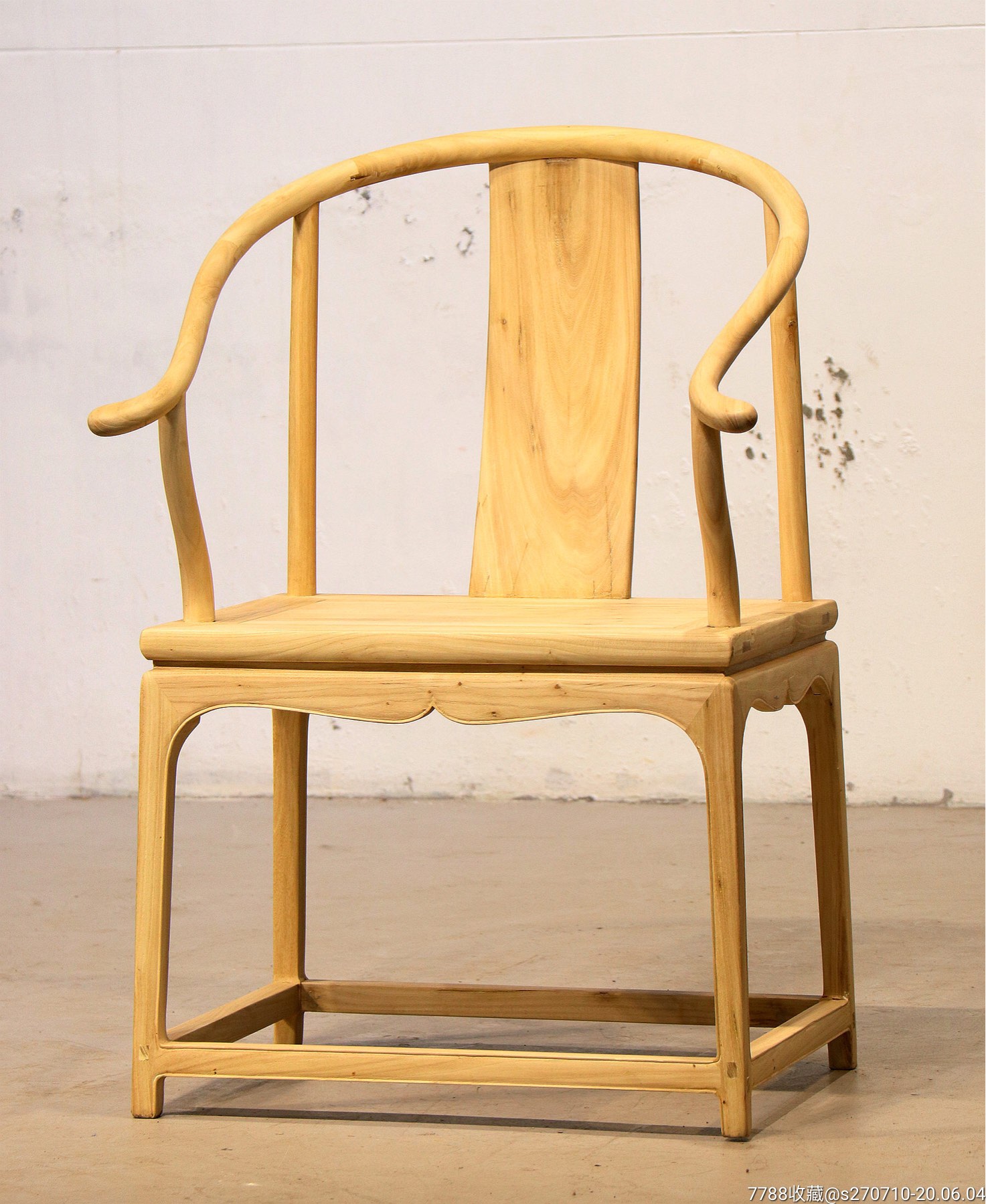 老榆木圈椅中式实木茶椅可定做实木家具