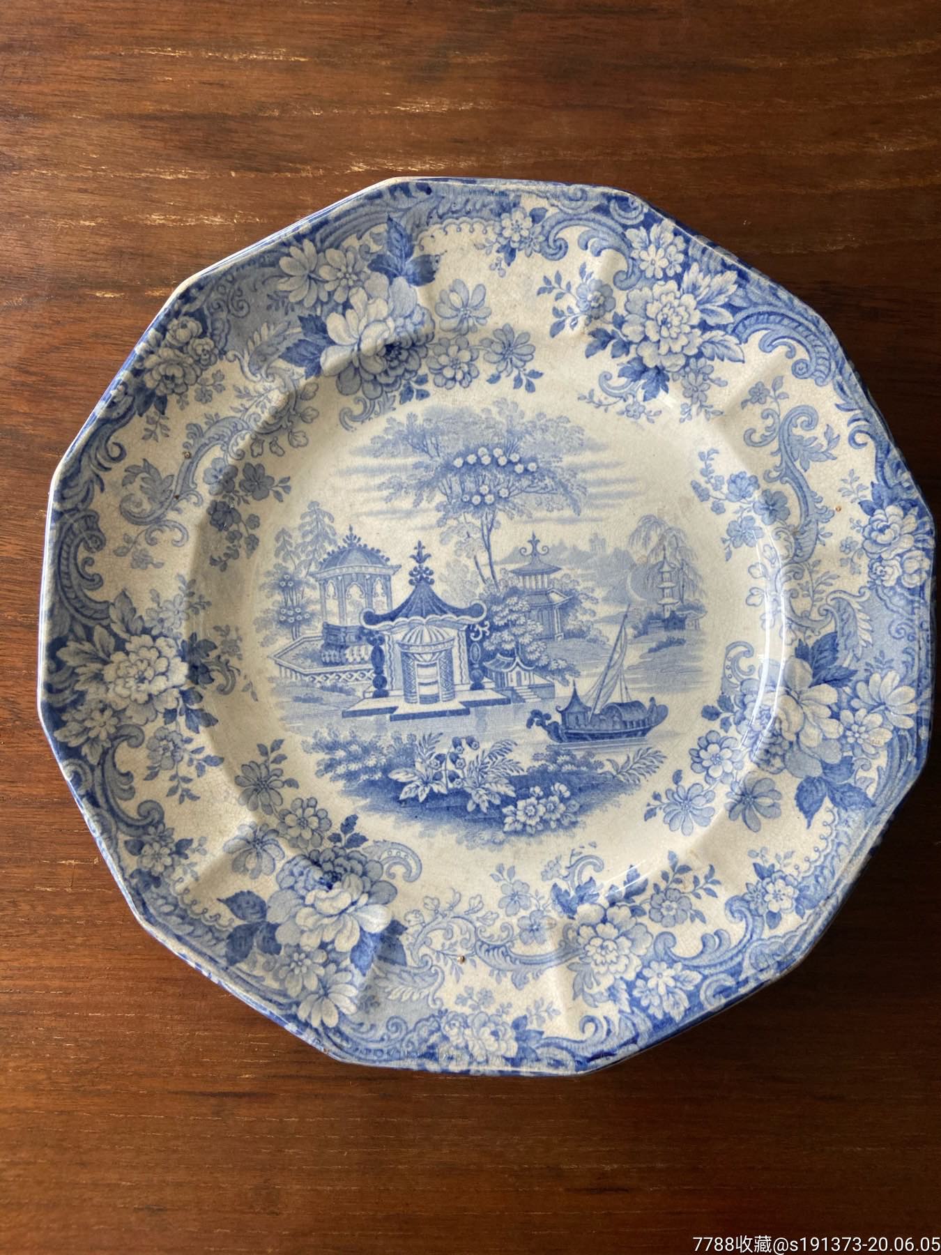 日式青花赏盘,青花瓷_第1张_7788青花瓷收藏