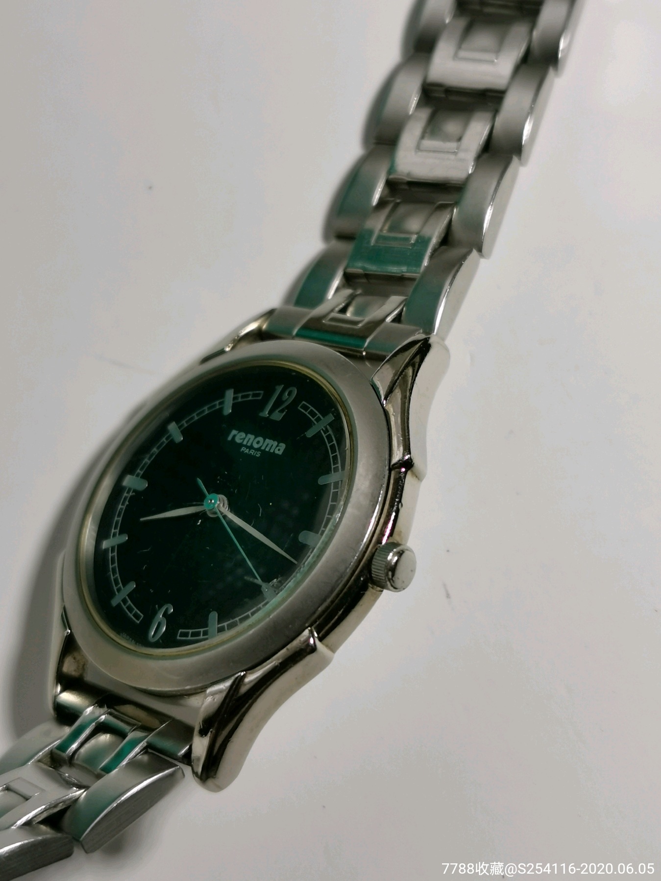 首页 零售 手表/腕表 >> 法国品牌renoma石英男表表盘31mm厚7mm表带长