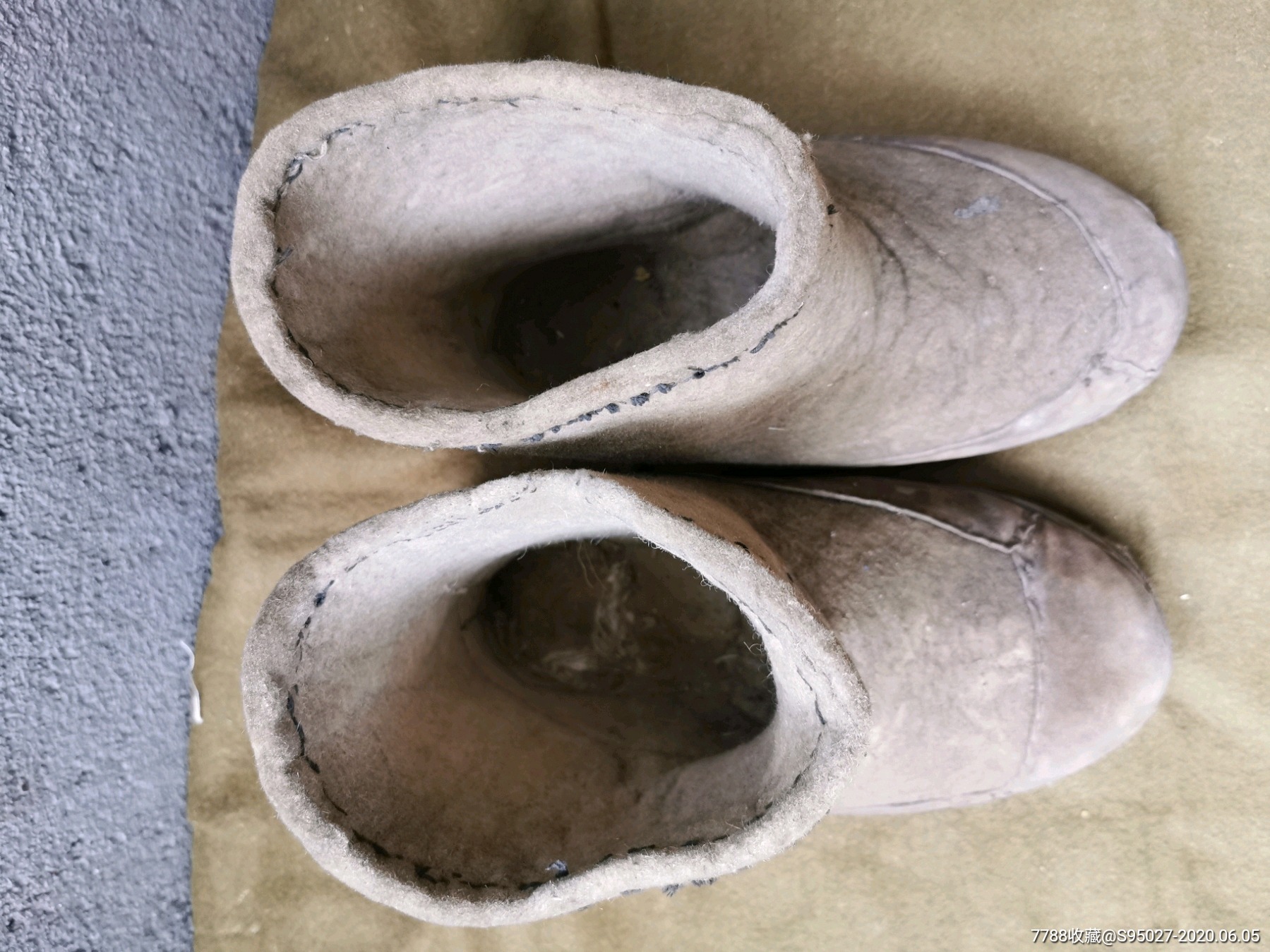 抗联毡靴,毡旮瘩鞋,红色展馆收藏