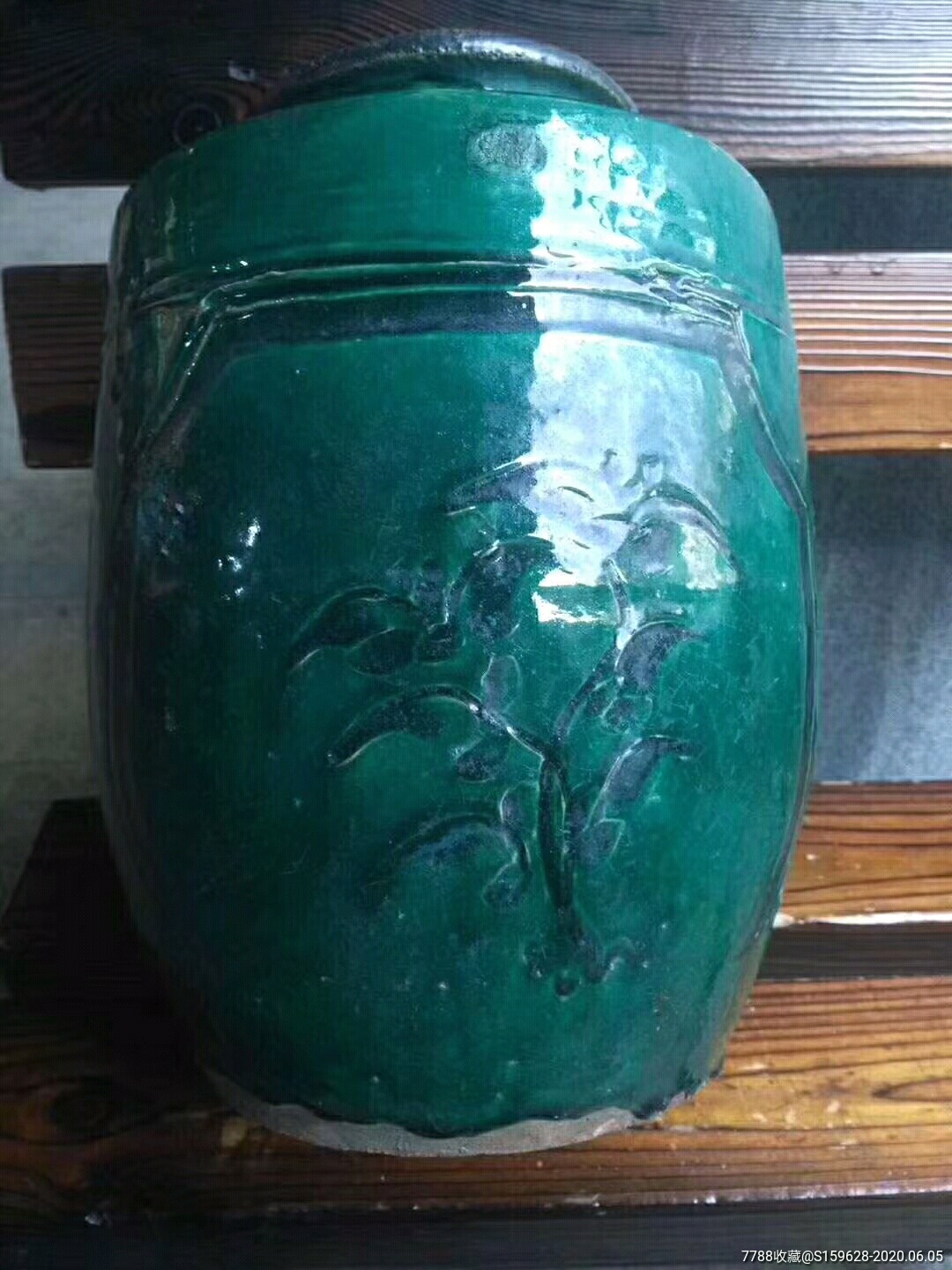 清代绿釉缸全品