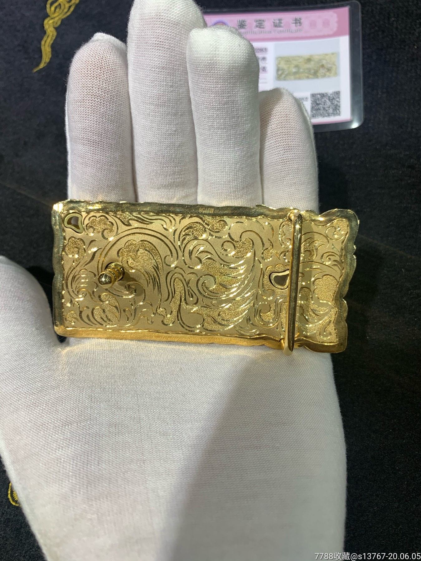 18k黄金裤带扣,迪士尼金匠大师精雕细琢?