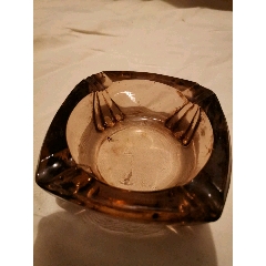 茶色玻璃烟灰缸(se73497866)_加一点