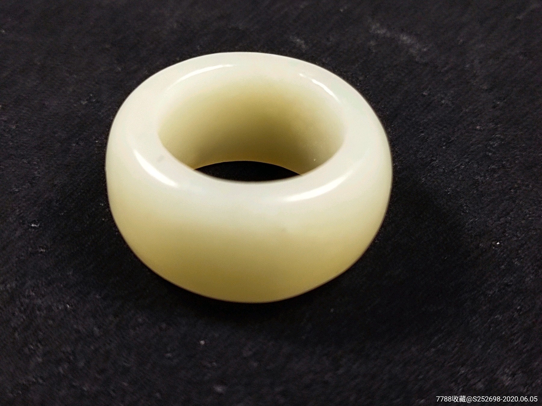 清代和田玉老玉扳指新疆和田玉明清玉器包老保真支持全国复检古董艺术