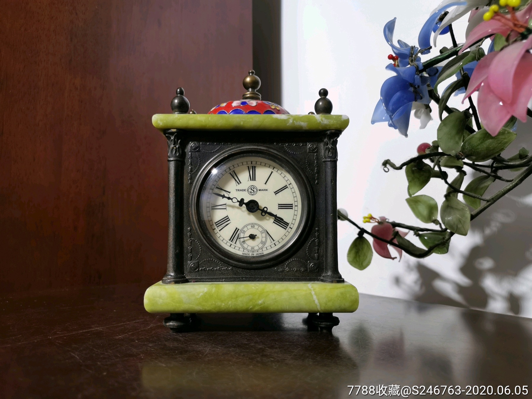 民国时期日本遗留大理石钟表