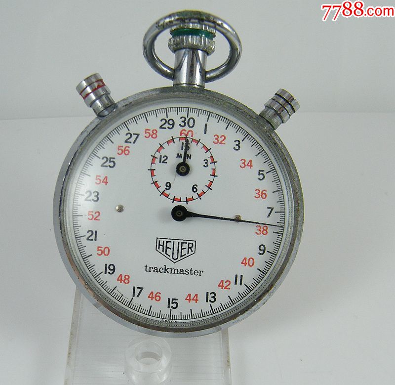 瑞士名表heuer豪雅机械秒表-3按钮计时