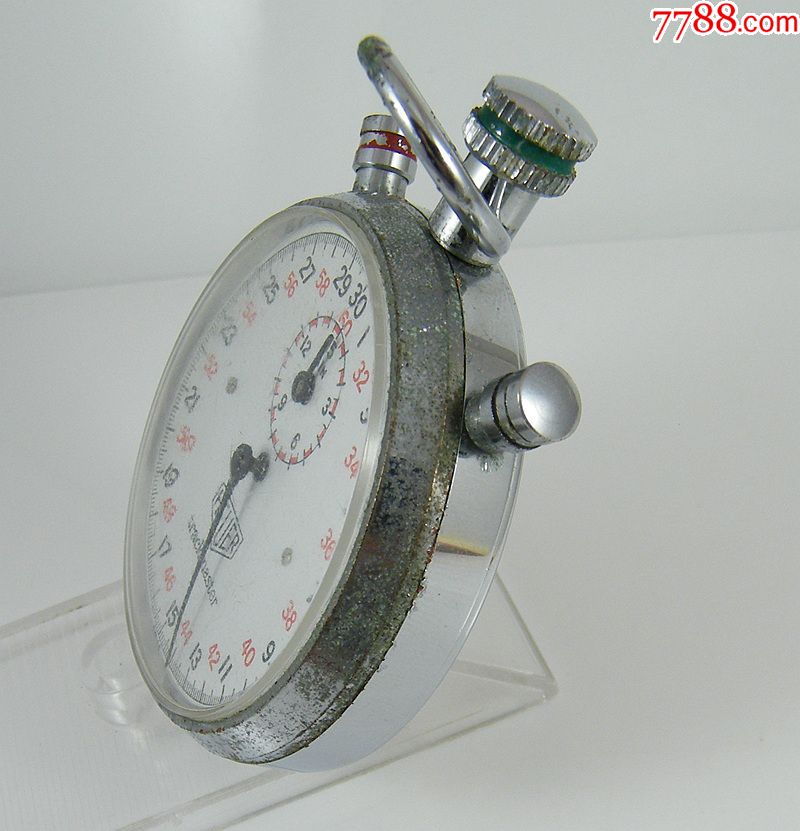 瑞士名表heuer豪雅机械秒表-3按钮计时