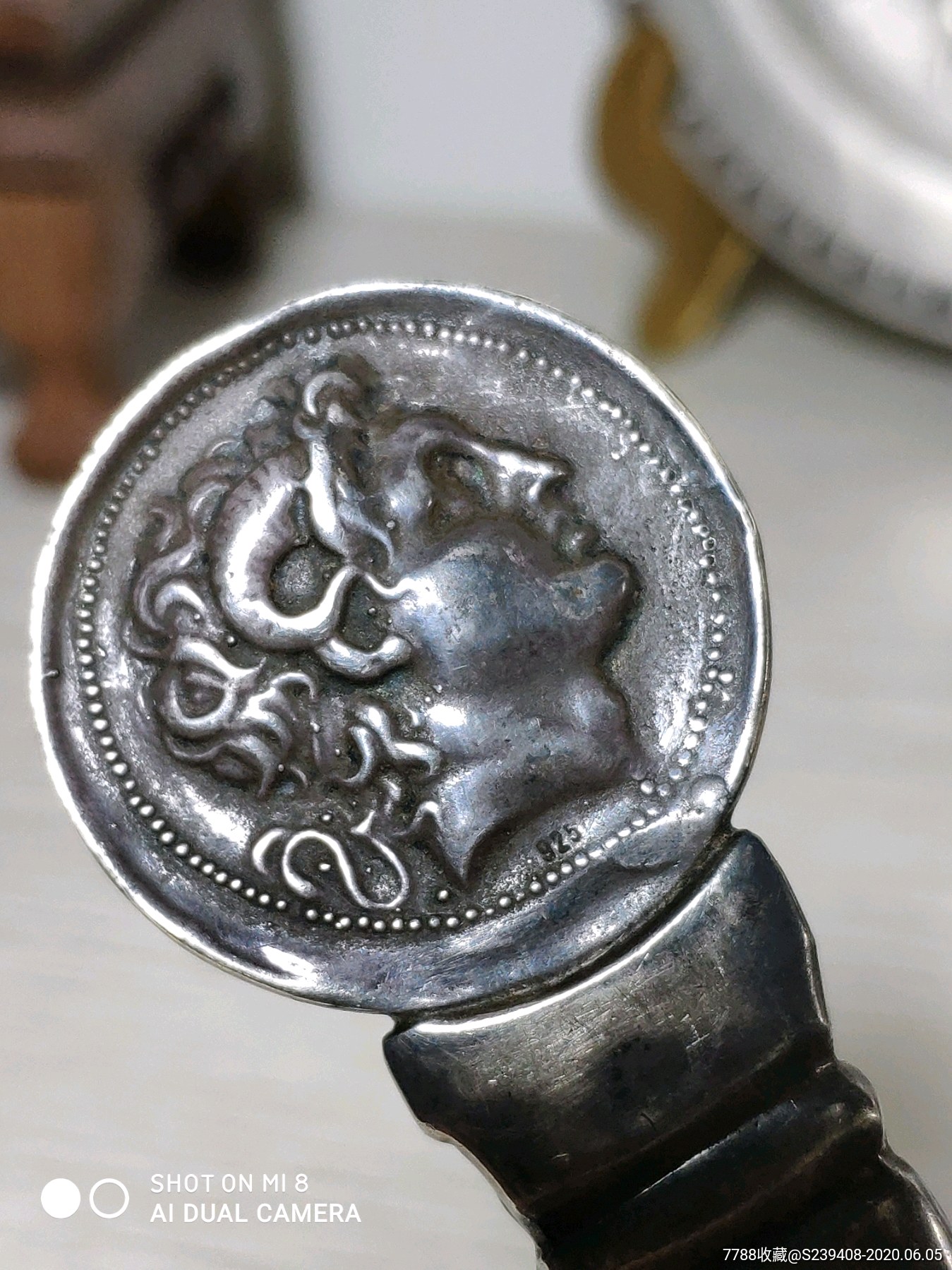 希腊纯银拆信刀