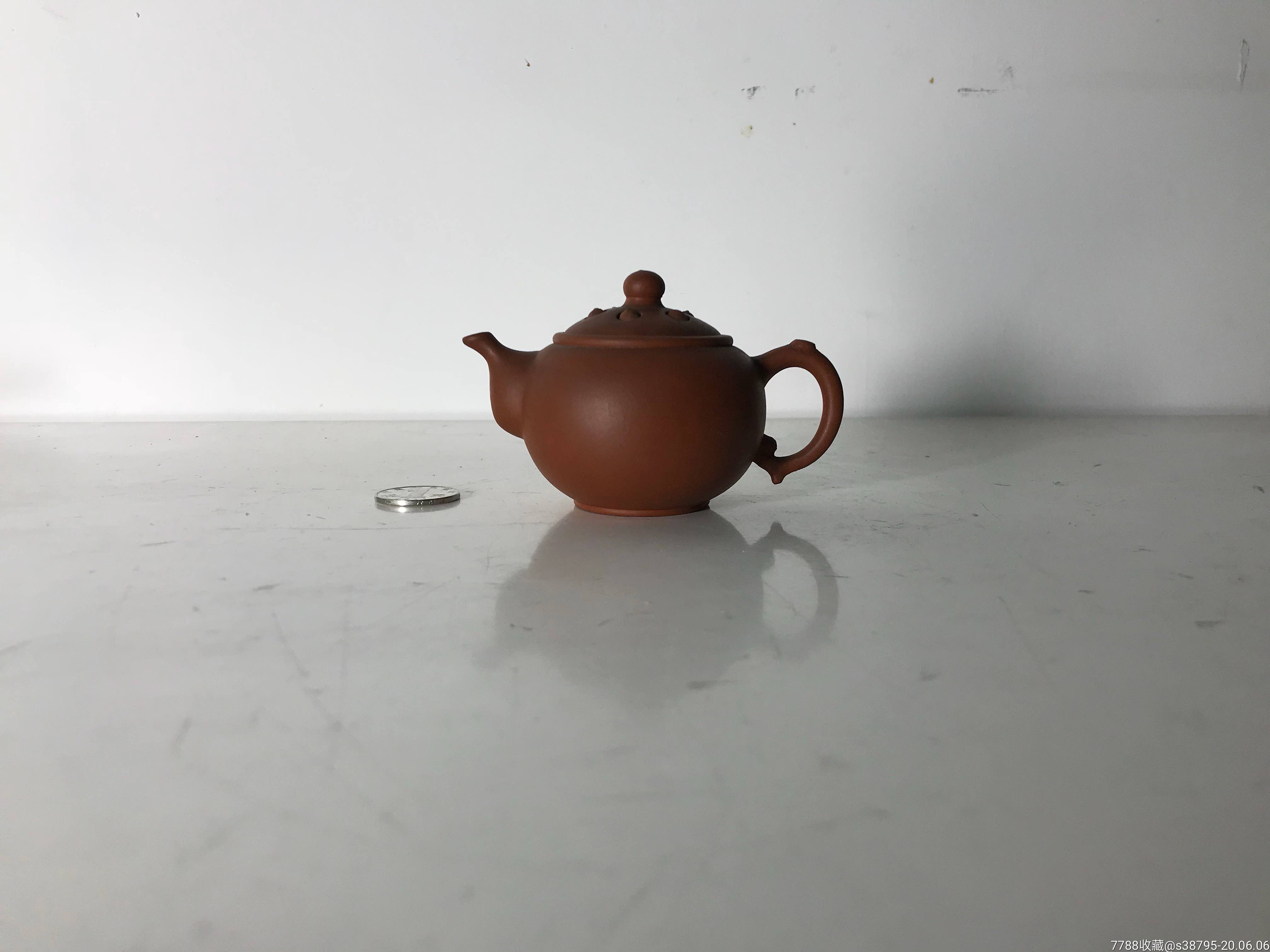 八十年代一厂老艺人徐夕华小水平莲子宜兴紫砂茶壶