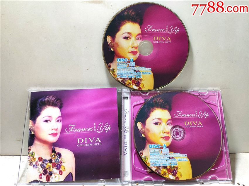 叶丽仪diva珠海引进版金碟2cd品相好